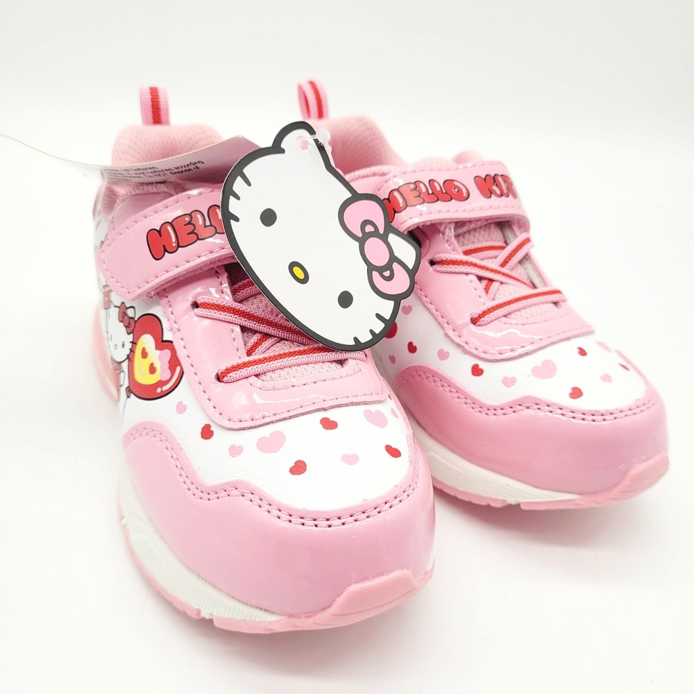 Kids' Hello Kitty Balloon Sneakers – Light-Up‎ Sole, Pink/White  11 Little Kid
